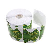 OUYAWEI 100 Pcs/500 Pcs Nail Form Sticker Square Sharp Self-Adhesive Manicure Tool for Acrylic UV Gel Green Butterfly 500 / roll