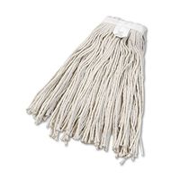 Boardwalk BWK2024CCT Cut-End Wet Mop Head, Cotton, No. 24, White (Case of 12)