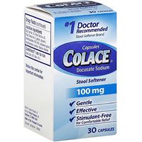 Colace Stool Softener 100 mg Capsules 30 ea