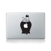 Peeking from Vase Vinyl Decal for MacBook (13-inch MacBook and 15-inch MacBook) / Laptop/Guitar