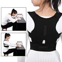 Back Braces Posture Corrector for Women & Men,2 Sizes New Adjustable Men Women Back Support Brace Shoulder Lumbar Corrector Band Belt(L)
