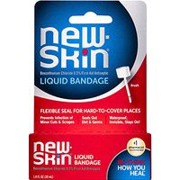 New-Skin Liquid Bandage  1.0 FL OZ (Pack of 4), Liquid Bandage for Hard-to-Cover Cuts, Scrapes, Wounds, Calluses, and Dry, Cracked Skin