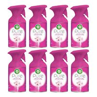 Air Wick Pure Air Freshener Spray Premium Fragrance Tropical Flowers 5.5 oz (8 Spray Bottles)