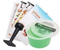 TheraPutty Standard Exercise Putty Green 1 LB + Puttycise Cap Turn TheraPutty Exercise Tool + Manual Bundle