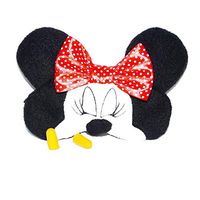 Furry Minnie Mouse, Minnie Mouse Sleep Mask, Sleeping Minnie Mouse Mask, Beads Eye Mask, Sleeping Mask for Women, Minnie Mouse Mask for Girls, Minnie Mouse Gift, Gift for Her