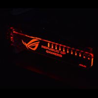 Emperor's Magic Universal Acrylic GPU Brace Graphics Card Bracket with RGB LED lights ROG