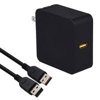 Long Wall Plug AC Charger Fit for Lenovo-Yoga 3 1170 1470 1370 Pro 700 11 14 Ideapad Miix 700 80Ql0008US, ADl40WDB ADl40WCC GX20H34904 Tablet Laptop Power Supply Adapter Cord