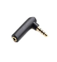 DEESEE(TM) New3.5mm Male to Female 90Degree Right Angled Adapter Audio Microphone Jack