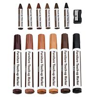 Furniture Repair,Sacow Wood Furniture Repair Pen Marker Pen Wax Scratch Filler Remover Repair Fix 12Pc
