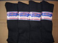 OVER THE CALF DIABETIC SOCKS, SIZE13-15 COLOR black,USA,12 PAIR,PHYSICIANS CHOICE by Physician's Choice
