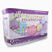Rearz - Lil' Monsters - V2.0 - Adult Diapers (14 Pack) (Medium)