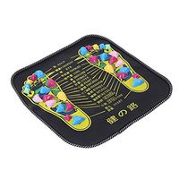 Foot Massage Stone,Foot Massage Mat - Natural Healthy Foot Walking Mat,Stone Stone Road Foot Massage,Reflexology Walk Stone Relaxing Pressure Muscle Pain Relieve Foot Leg Spa Massage Mat