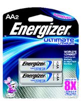 Energizer Ultimate Lithium Batteries, Size AA, 2-Count