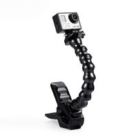 OKNAE Camera Mount Jaws Flex Clamp Mounts with Adjustable Gooseneck with Gopro Hero 6, 5, 4, Session, 3, 2, 1 Cameras
