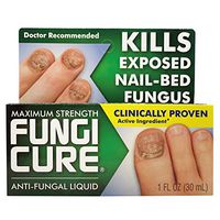 FUNGICURE Anti-Fungal Liquid - Maximum Strength - Kills Exposed Nail-Bed Fungus - Visible Results in as Little as 4 Weeks - 1 fl oz