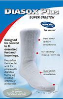 MDISGDPBXL - Medicool Inc DiaSox Plus Oversize Socks, X-Large, Black