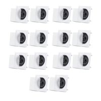 Acoustic Audio CS-I63S in Wall/Ceiling 6.5" Speakers 7 Pair Pack 3 Way 4200 Watt CS-I63S-7PR