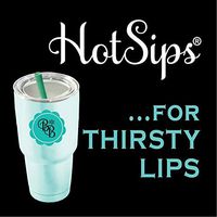 HotSips Reusable Straws 4 Large with Travel Case, 2 Aqua + 2 Charcoal Reusable ECO Friendly Straws For Both Cold & Hot Large Beverages 20oz - 40oz Non Toxic BPA Free FDA Grade material Recyclable