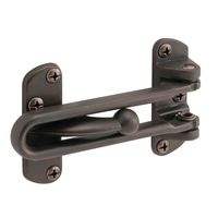 Defender Security U 10309 Prime Line Swing Bar Lock, 2-1/2 in W, Steel, Classic Bronze