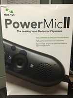 Nuance Dragon Medical Edition II Microphone - Powermic II - with Cradle