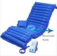 OSM&LX Anti Bedsore Prevent Decubitus Treatment Pain Relief Prevent Decubitus Streak Single Bed Care Inflatable Mattress 19590CM, Blue