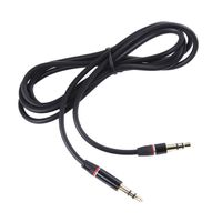 BLK 3.5mm 1/8" Audio Cable Lead Speaker AUX-In Cord For Mobile Smart Cell Phone