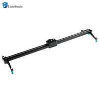 LimoStudio 32 Inch Video Stabilization System DSLR Camera Compact Dolly Track Slider, AGG1566