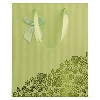 2 Dozen Medium Gift Bag Bundle Mint for Party Favors, 24 Pack