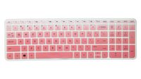 Leze - Ultra Thin Laptop Keyboard Cover Skin Protector for HP Pavilion 15 15-ab 15-ac 15t-ae 15-af 15-ak 15-an 15-au 15-ay 15-as 15-ba 15-bc 15-bk,HP OMEN 15-ax 15.6 Inch Semi - Gradual Pink