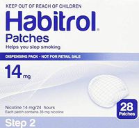 Novartis Habitrol 14mg Nicotine Patches, Step 2. Stop Smoking. 3 Boxes of 28 Each (84 Patches) 14 MG