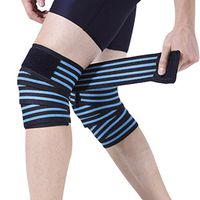 Men Women Compression Wrap-Around Bandage Leg Calf Bandaging Pads Support Breathable Adjustable Long Fitness Sports Injury Recovery Strap Leg Sleeves Shin Band Ankle Knee Tapes Wraps, 180 * 8cm