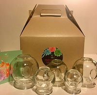Glass Fire Massage Cups Set of 5