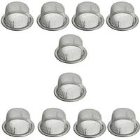 VideoPUP Crystal Pipe Screens, Tobacco Pipe Stainless Steel Mental Filters Screen Filters Tobacco Pipe Screen Filters for Crystal Smoking Pipes, 10pcs 100 Mesh 16mm