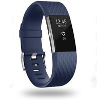 Bands Replacement Compatible for Fitbit Charge 2, Adjustable Wrist Accessories Sport Wristbands for Women&Men (Royal Blue-L, Small)