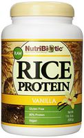 Nutribiotic Rice Protein, Vanilla, 21 Ounce