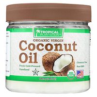 TROPICAL PLANTATION, Oil, Og2, Coconut, Pack of 3, Size 24 FZ, (Kosher Vegan Wheat Free Yeast Free 95%+ Organic)