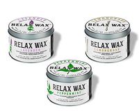 Relax Wax 3 Pack essential Oil Candle (Lemongrass, Peppermint, Lavender)