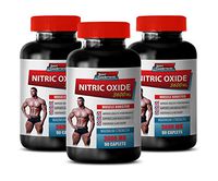 Bodybuilding Supplements for Muscle Growth - Nitric Oxide Muscle Booster 3600MG - Endurance & Recovery - l-arginine libido - 3 Bottles 270 Caplets