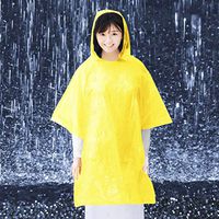 BESPORTBLE Disposable Rain Ponchos Waterproof Dustproof Emergency Raincoat Portable Poncho Ball for Outdoor First Aids Sports Hiking Cycling Camping Travel
