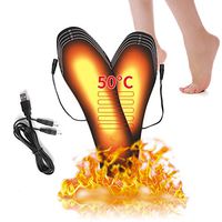 Heated Insoles USB Electric Heated Boot Insoles Heated Shoe Insoles for Hunting Heated Soles Heated Foot Warmers for Men Women USB Electric Heated Insole Size 8-12