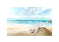 NW Pitney Ink Note in a Bottle Birthday Card, 7 x 5 Inches (1091BD)