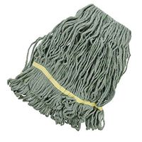 HUBERT Mop Head with 5" Headband 24 Ounce Green 4-Ply Blend, Set of 3