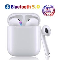 Wireless Earbuds Bluetooth 5.0 Headphones 2019 Latest Intelligent Noise Reduction (Support Fast Charging) Pop-ups Auto Pairing /iPhone/Apple/Samsung/Airpods and Airpod in-Ear Headphones