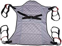 FUSHIDA Transfer Sling with Handles Medical Gift Lift Equipment for Patient - Full Body Transfer Belt with Four Point Support Bariatic Handicap Disabled Elderly 1910YLL0089