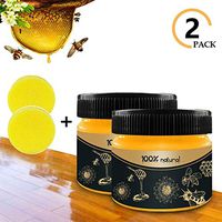 Wood Seasoning Beewax Multipurpose Natural Beeswax - Furniture Care Complete Solution Beeswax Polish,Home Cleaning Beeswax Polished Waterproof and Wear-Resistant,for Wood & Furniture