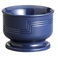 Cambro Shoreline Collection 5 Oz Small Navy Blue Plastic Insulated Bowl - 3 1/2"Dia x 2 3/8"H