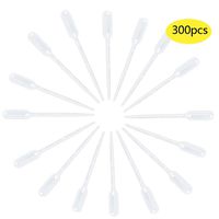 300Pcs 1ml Plastic Transfer Pipette,Essential Oils Pipettes,Pipette Eye Droppers,Disposable Clear Liquid Dropper Pipettes