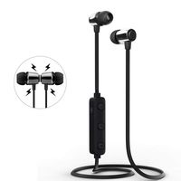 Yuniole Bluetooth Wireless Neckband Headphones, Wireless Sports Earphones with Mic IPX6 Waterproof HD Stereo Sweatproof Earbuds,Gym Running Workout Noise Cancelling Headsets