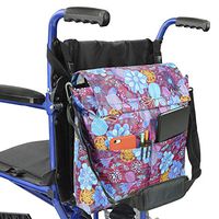 Vive Wheelchair Bag - Wheel Chair Storage Tote Accessory for Carrying Loose Items and Accessories - Travel Messenger Backpack for Men, Women, Handicap, Elderly - Accessible Pouch and Pockets