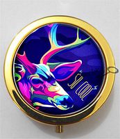 BlackKey Different Animals 3-Compartment Decorative Pocket Gift Box Case Organizer for Pill, Color 2 -1914